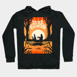 Vintage luke combs sunset Hoodie